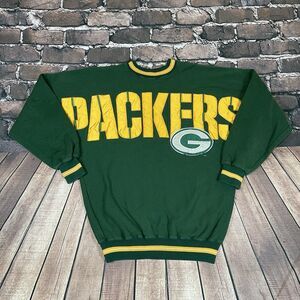 Vintage Green Bay Packers Legends Athletic Chest Spellout Sweatshirt 90s Medium